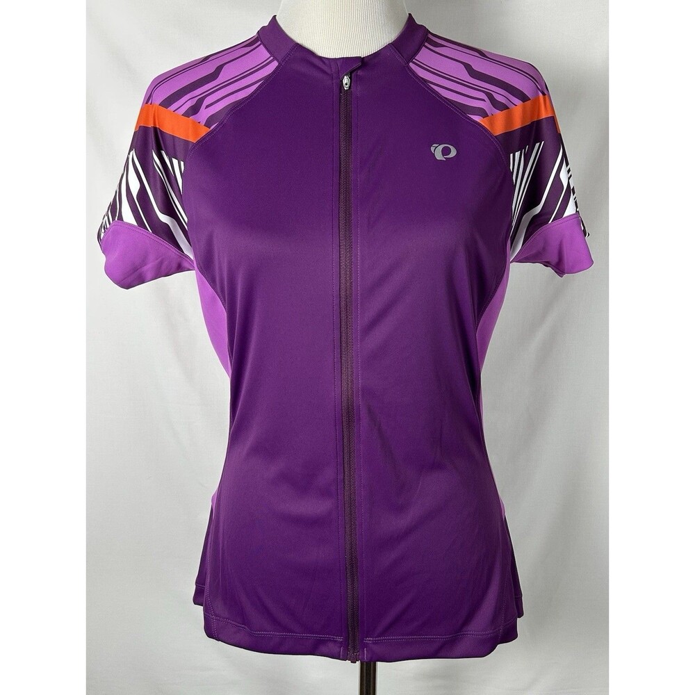 Pearl Izumi Women's XL Elite Cycling Jersey Purple Short Sleeve Bicycle Shirt